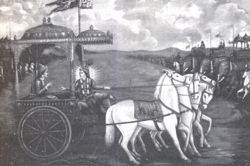 Lord Krishna Drew the Chariot