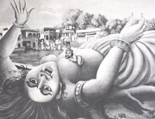 Krishna Killing Putana