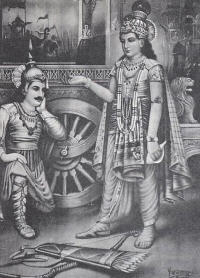 Krishna and Arjuna