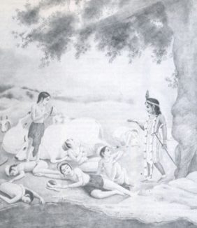 Krishna with Balgvala