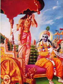 Krishna and Arjuna