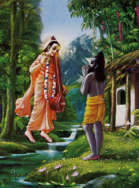  Vedvyas Maharaj With Narada Muni