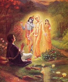 Lord Chaitanya in the Form of Radha and Krishna