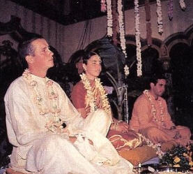 The Bridegroom Bhusaya Dasa The Bride and The Best Man Ambarisa Dasa