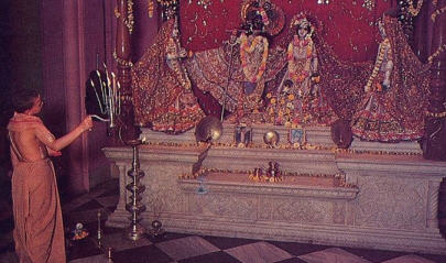 Gurukul Children  Deity Worshiping