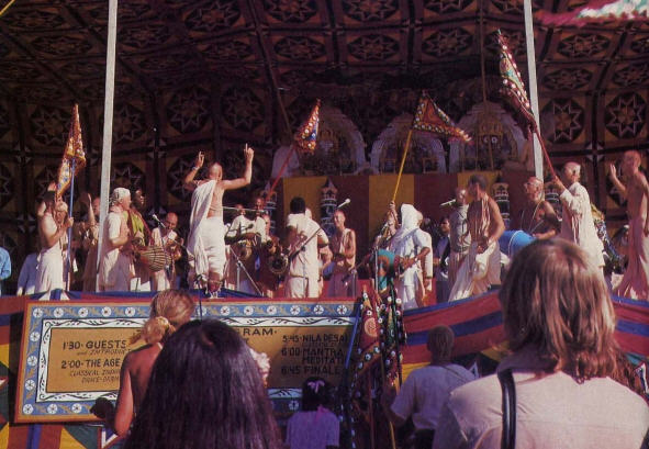 Krsna Kirtan In The Festival Of Chariots
