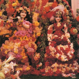 Flower Dressing of Radha Krsna