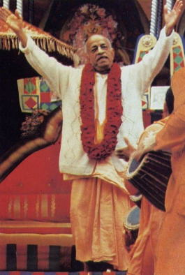 Srila Prabhupada Leads Kirtan