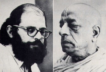 Srila Prabhupada with Allen Ginsberg