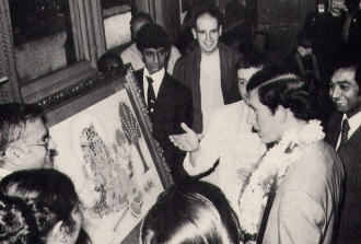 Prince Charles Gets Radha-Krsna Painting
