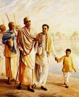 Srila Bhaktisiddhanta Swami With Srila Prabhupada