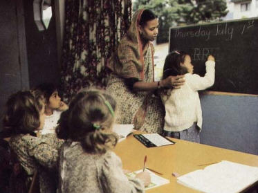 Harirani Devi Dasi Teaches The Second of Three R's