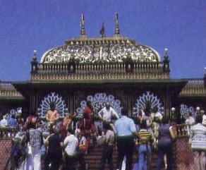 Festivities at Srila Prabhupada's Palace of Gold