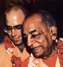 Srila Prabhupada with Tamal Krishna Goswami