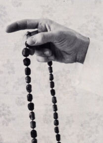 Chanting on Japa Beads