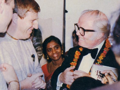 Sir Richard Attenboroough With Dhananjaya Dasa