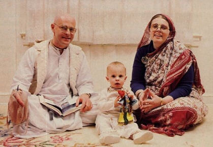 Acarya Devi Dasi With Tulasi Dasa