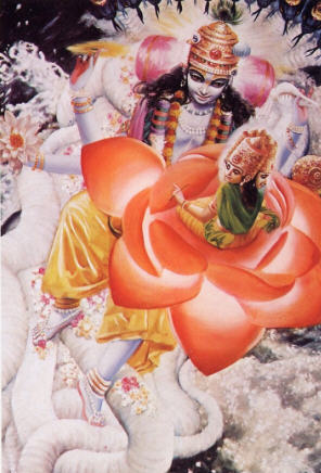 Garbhodaksayi Vishnu Creates Brahma