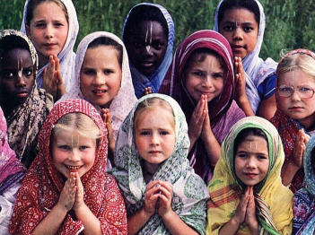 Girls at the Gurukul