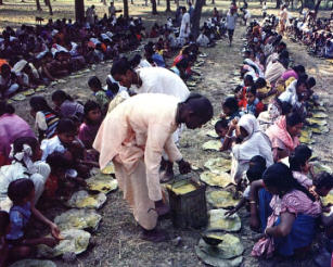 Prasadam Distribution