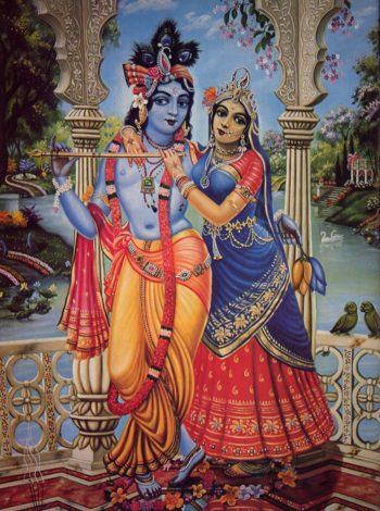 Lord Krishna with Radharani