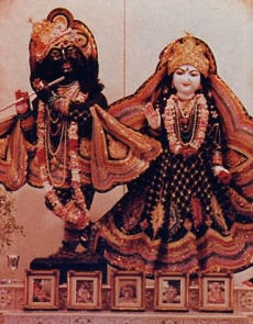 Sri Sri Radha Nila-Madhava in Houston