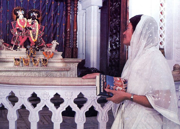 Gauri Devi Dasi At ISKCON Vrndavana