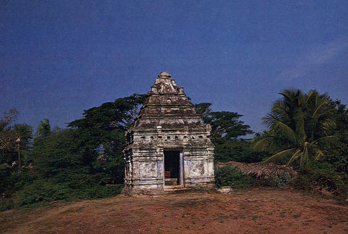 A Small Shrine House The Footprints of Lord Caitanya