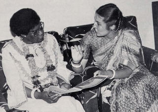  Ajita Devi Dasi With Mrs.Virginia Sebe