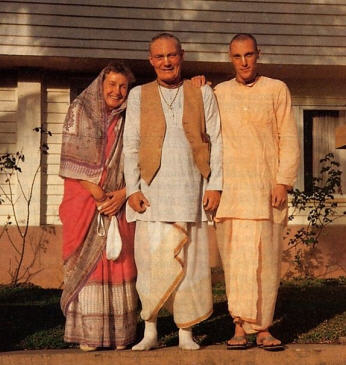 Len And Margaret Burton and Maha-Yajna Dasa