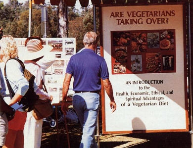 ISKCON Exhibit on vegetarianism draws in San Diego