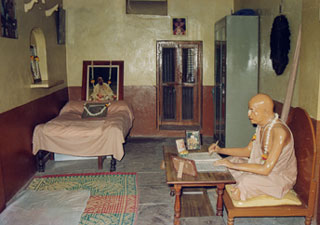 Srila prabhupada at Sri Radha Damodara Temple
