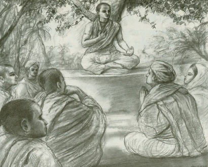 The Pandava And Kunti Listen the History of Draupadi's Birth