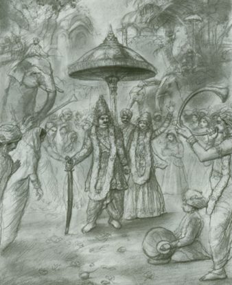 Draupadi Marries The Five Pandavas
