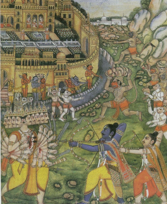 Lord Rama Slays Ravana