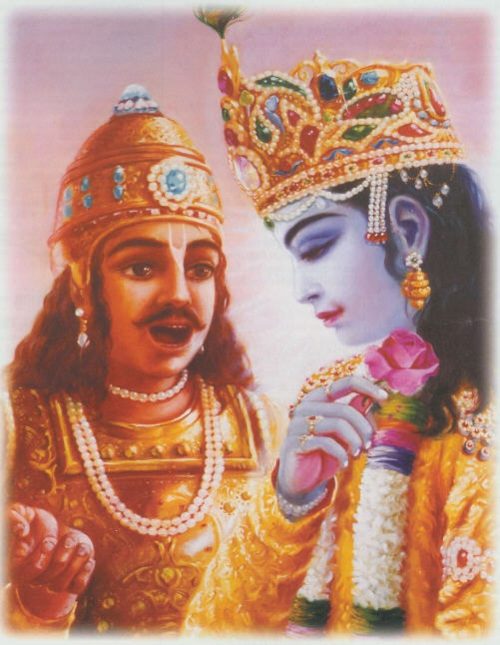 Sri Krishna With Arjuna