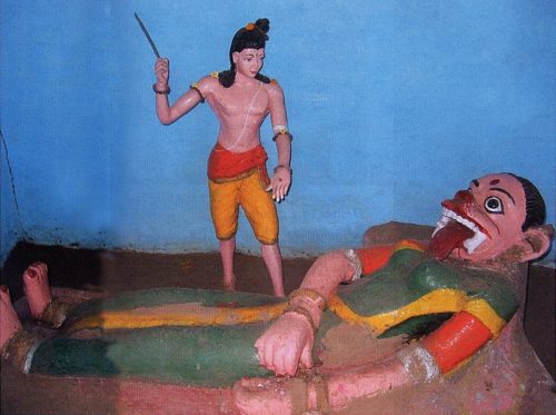 Laxman cutting the nose Surpanakha