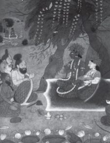 Sri Rama With Piligrims