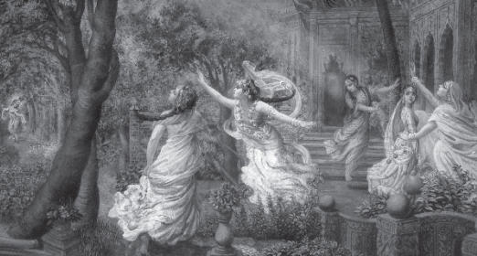 Gopis Enchanted by Krsna's Flute Give up all Social Convention