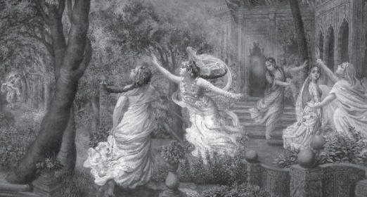 Gopis Enchanted by Krsna's Flute Give up all Social Convention Gopis Enchanted by Krsna's Flute Give up all Social Convention