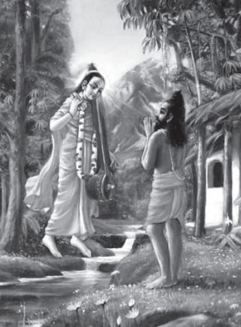 Srila Narada Muni Visit Vyasdeva And Removes His Confusion