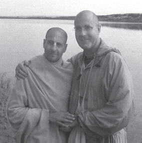 Indradyumna Swami With Radhanath Maharaj