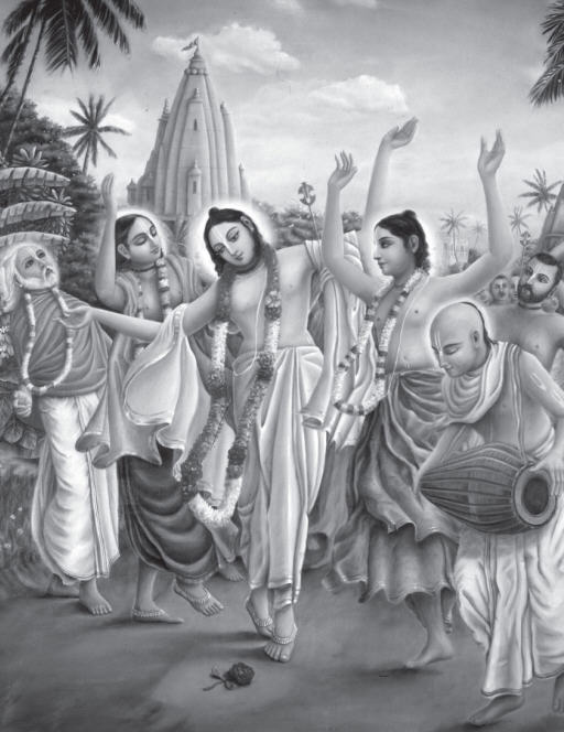 Lord Caitanya with Associatives