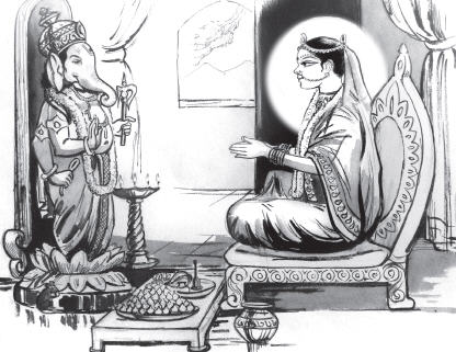 When Sri Radha worshipped Ganesha
