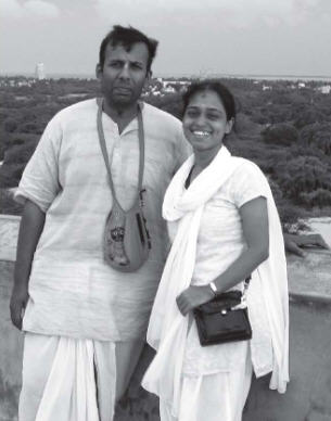 The Vijay Mathias With His Wife Vilma