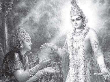 Lord Krsna Explains To Arjuna The Reason For His Descent