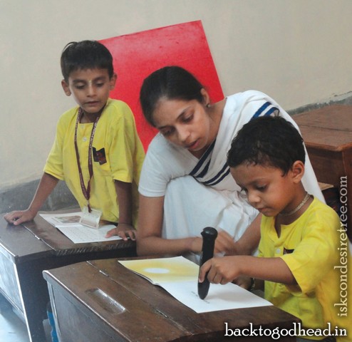 Student at Bhaktivedanata Gurukula - Back To Godhead