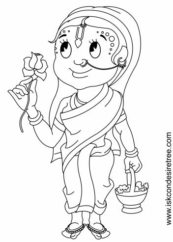 Radha Thinking About Krishna