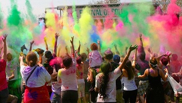 Festival of Colors in New Vrindavan