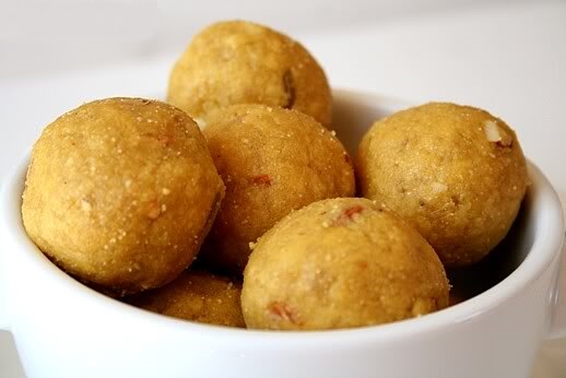 Give a laddu to your husband